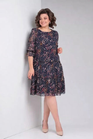 Oriane™ — Elegant floral dress with a timeless style