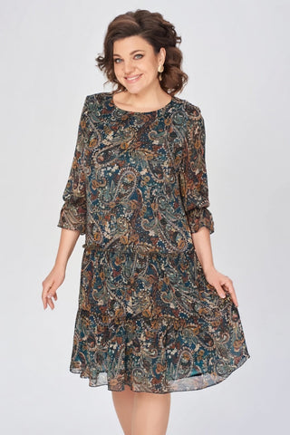 Oriane™ — Elegant floral dress with a timeless style