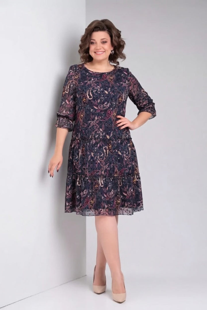 Oriane™ — Elegant floral dress with a timeless style