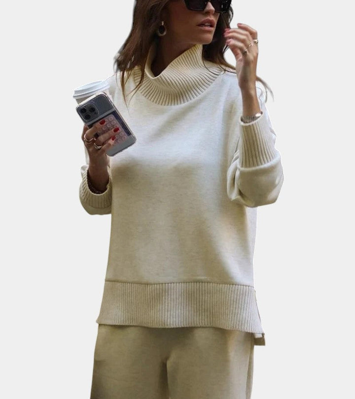 Élodie™ | Two-piece loungewear set: sweater with matching pants