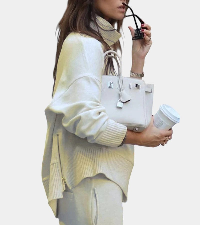 Élodie™ | Two-piece loungewear set: sweater with matching pants