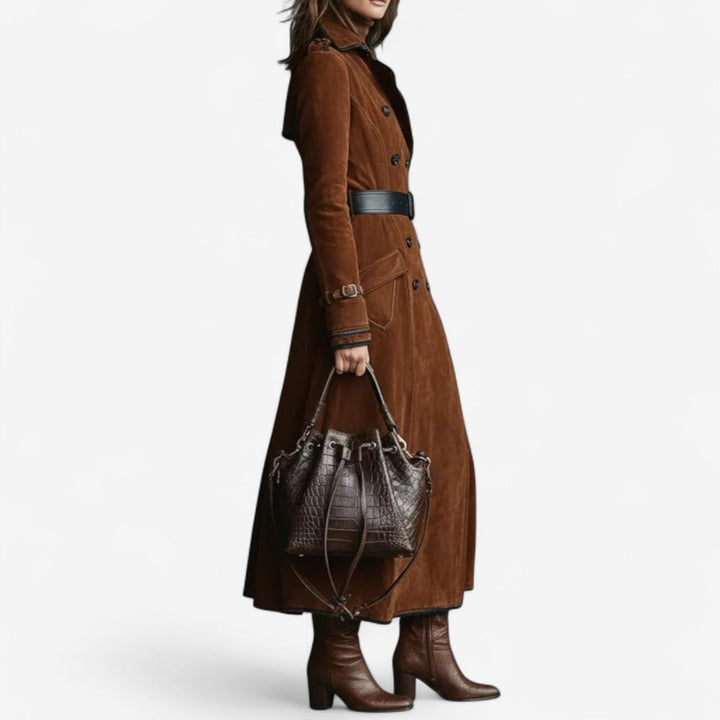 Éléonore — Long Coat with Timeless Elegance